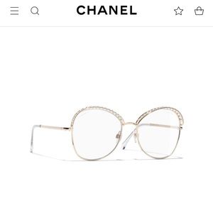 Chanel 4246H. Transparent glasses